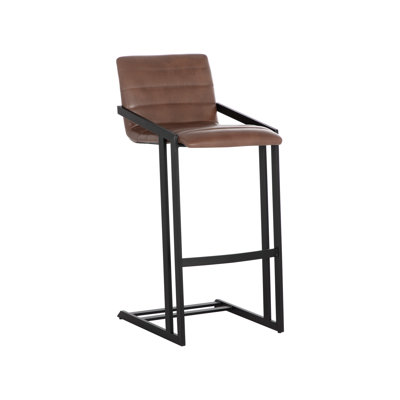 Dainon Upholstered Stool with Metal Frame