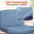 Taneha Wide Seat Armless Criss Cross Legged Office Desk Chair-106361503