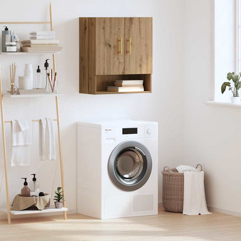 Over The Toilet Storage, Artisan Oak/Gold