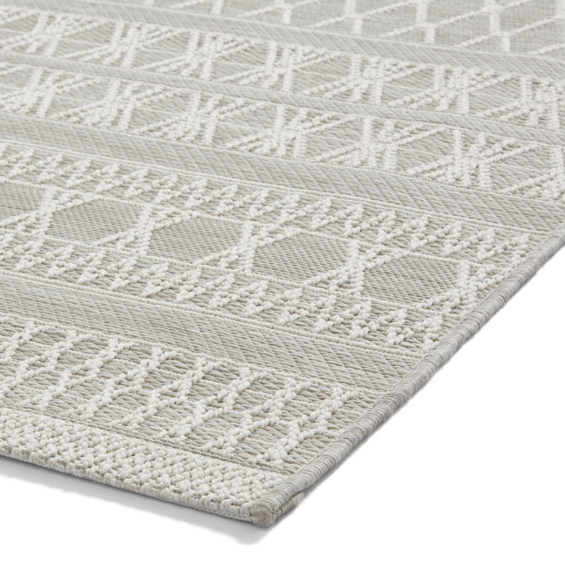Ndayisenga area rug Machine Woven Rectangle Beige, Rectangle 120cm x 170cm