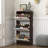 Modern Entryway Shoe Cabinet with 3 Flip Doors, Large Capacity and Space-Saving Design, Ideal for Narrow Spaces and Home Organization.-698750846