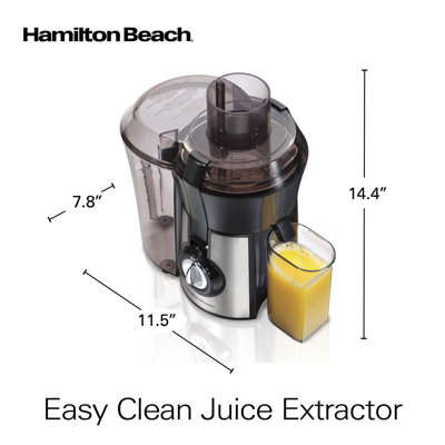 Extracteur de jus facile à nettoyer Hamilton Beach avec outil de balayage breveté Easy