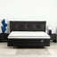 Housse tricotée en mousse à mémoire de forme à 7 zones avec matelas hybride 12 pouces Certipur-Us - blanc