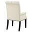 Chaise rembourrée avec accoudoirs