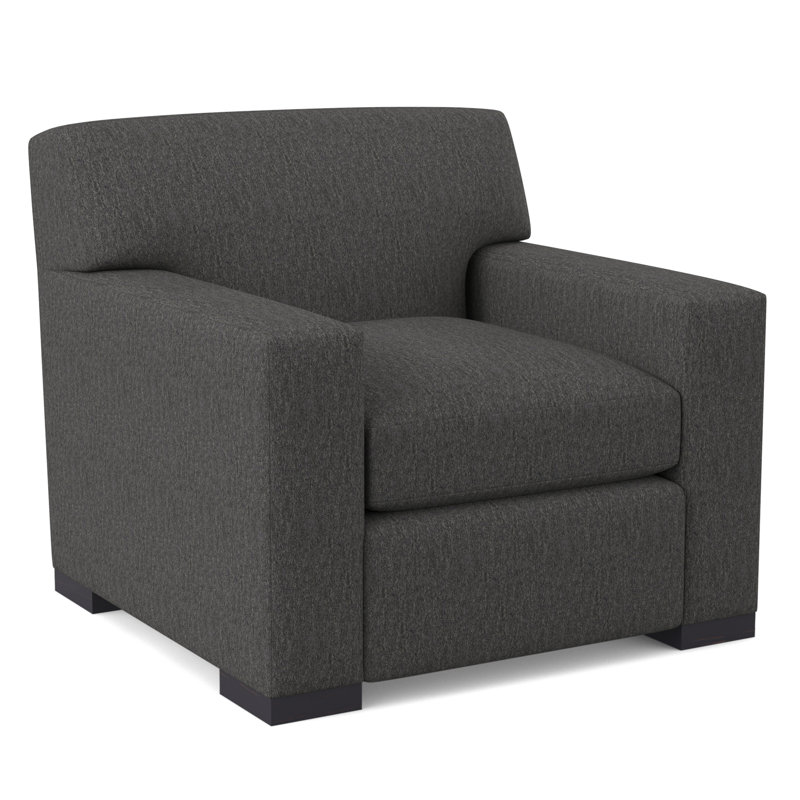 Fauteuil Elkins, Ébène vintage, Océan Edworth