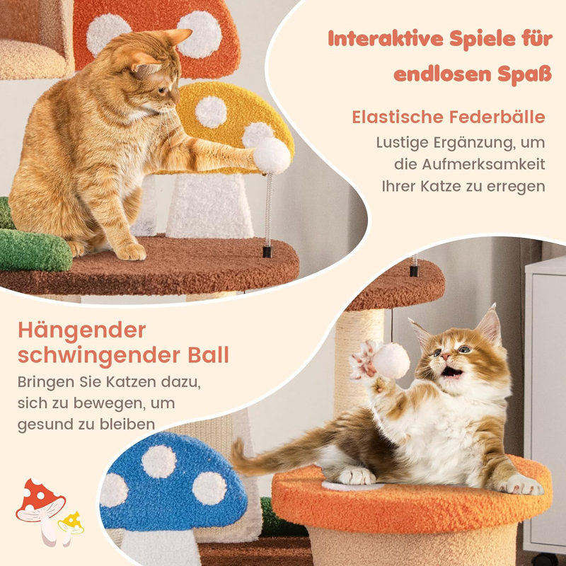 Chickerell 146cm H Cat Tree