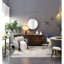 Miroir mural 31,5 "en bois de pin, miroir décoratif pour la salle de bain et le salon