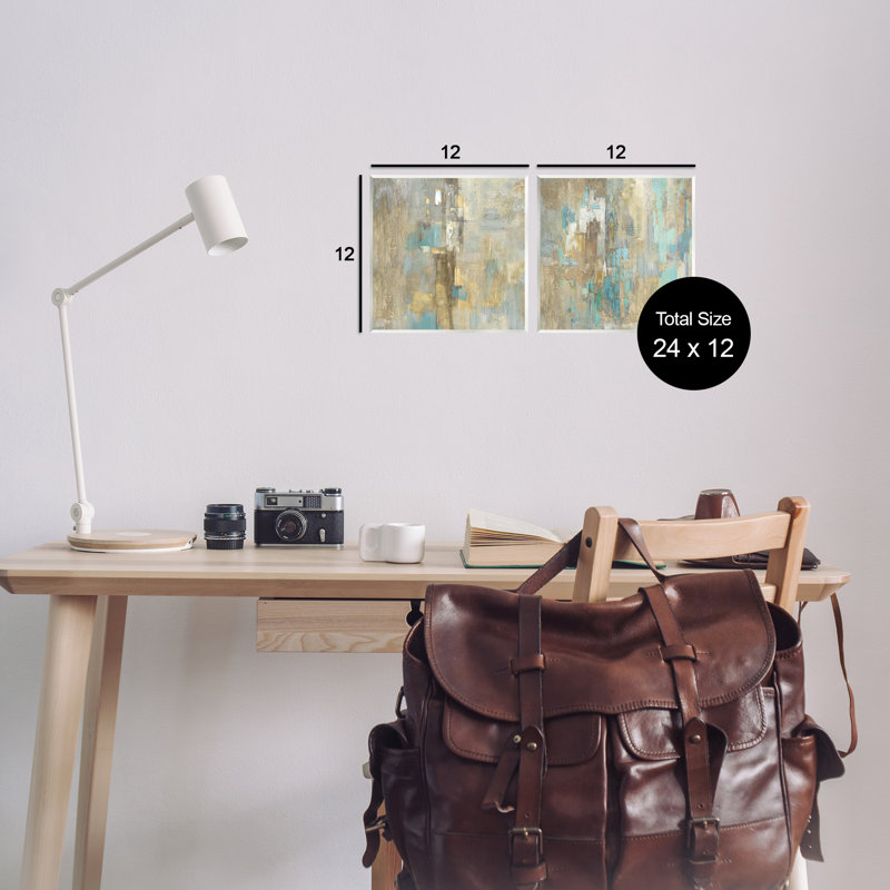 Composition Wall Plaque Art Set by Justin Turner