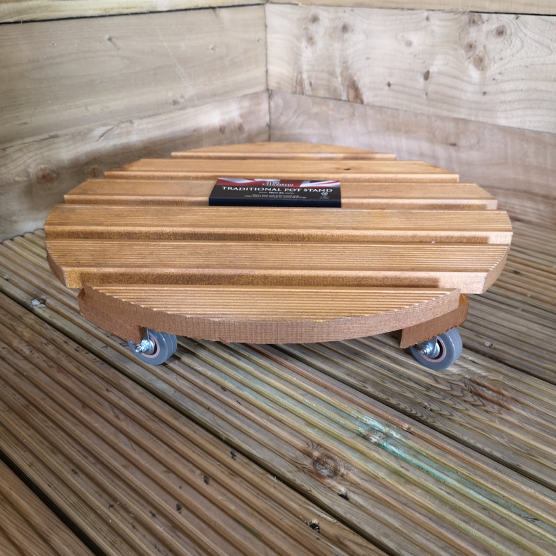 Caziyah Wood Caddy Plant Stand