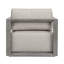 Fauteuil d'extérieur gris / colombe Pakswith