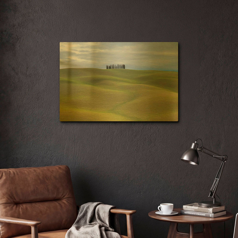 Tableau mural en métal doré « Val d » par IMB, 61 x 41 cm, 24 po x 16 po