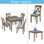 Ensemble de table de salle à manger 5 pièces Elegant Elegant