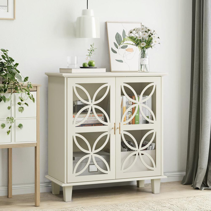 Sideboard Buffet Cabinet (Cream)