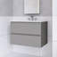 Meuble-lavabo mural avec lavabo en céramique et trois trous de robinet-729901661-729901662