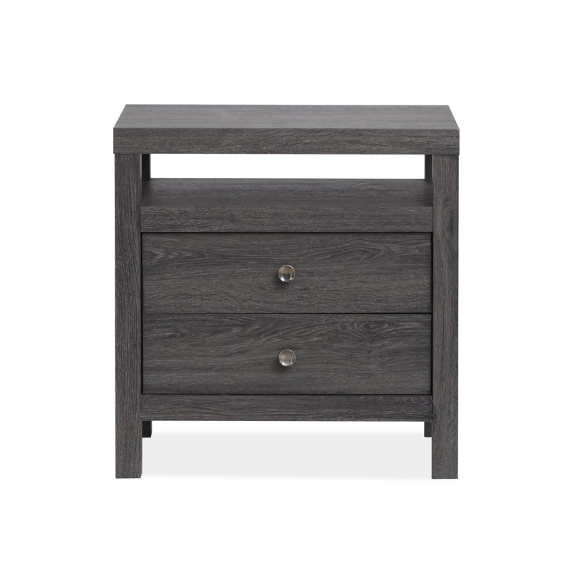 Drawer Nightstand, Black