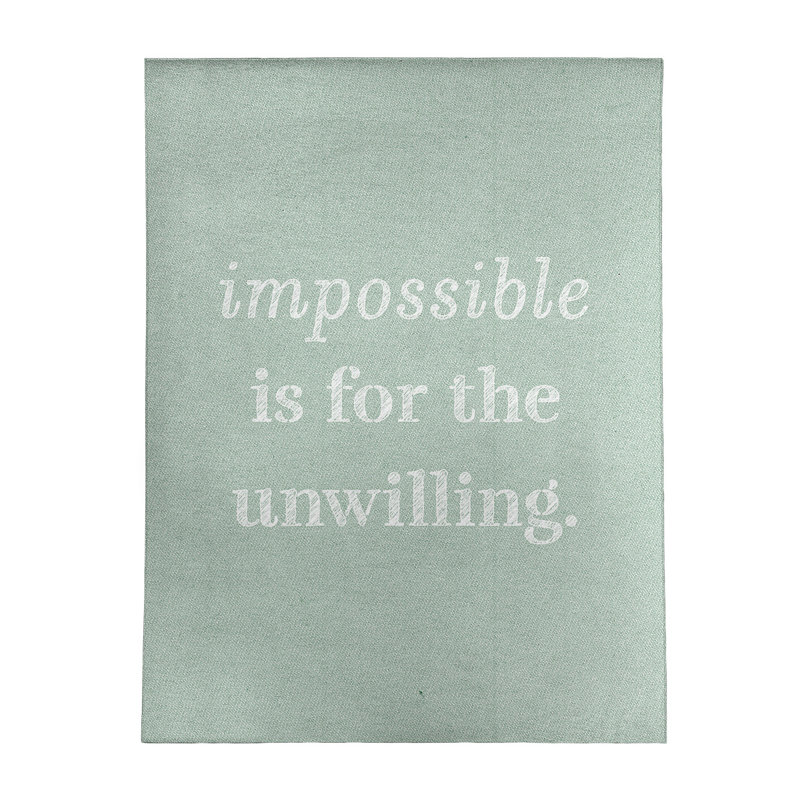 Tapis en poly-chenille "impossible à écrire", Rectangle 5 pi x 7 pi
