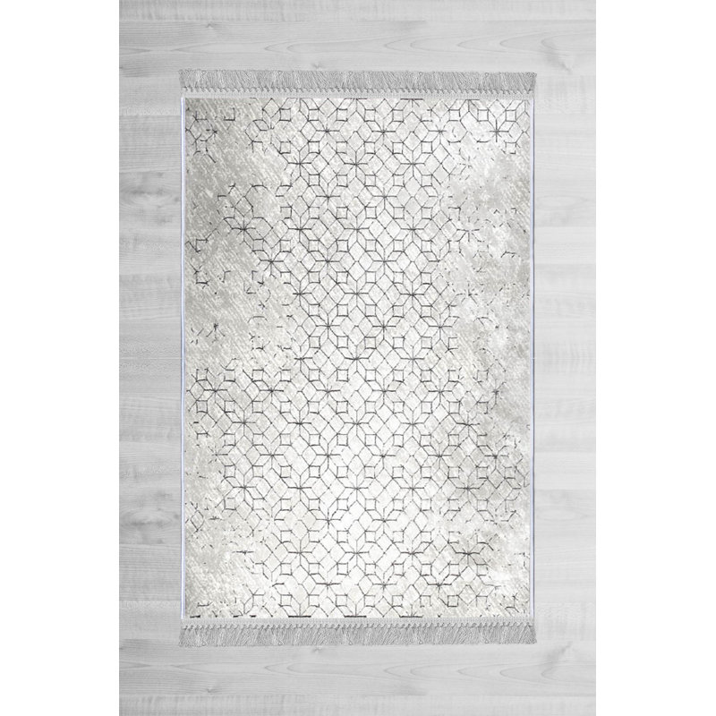 Luxurious Velvet Area Rug, 5.9 x 9.2 Feet | 100% Velvet Fabric, 100% Cotton Sole, 0.4 in Pile Height | Antibacterial, Non-Slip, Machine Washable | Elegant 3D Digital Print for Living Room & Bedroom Decor