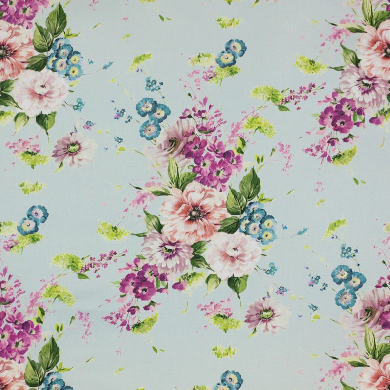 Tissu 100% coton Rose Hill, Bleuet