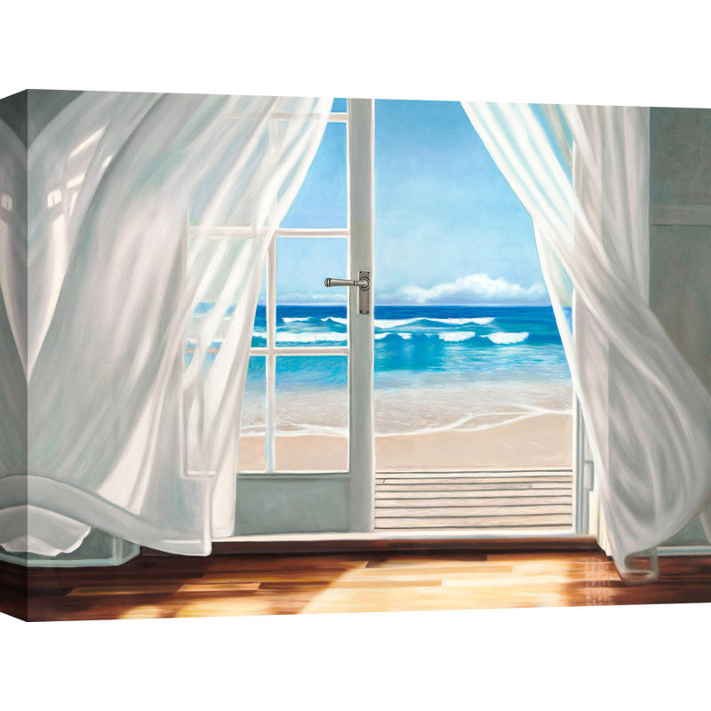Window By The Sea by Pierre Benson - Wrapped Canvas Print, 50cm H x 70cm W x 4cm D