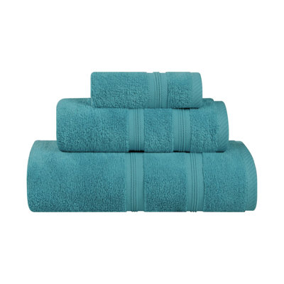  Ensemble de serviettes en coton 3 pièces Smart Quick-Dry Zero Twist