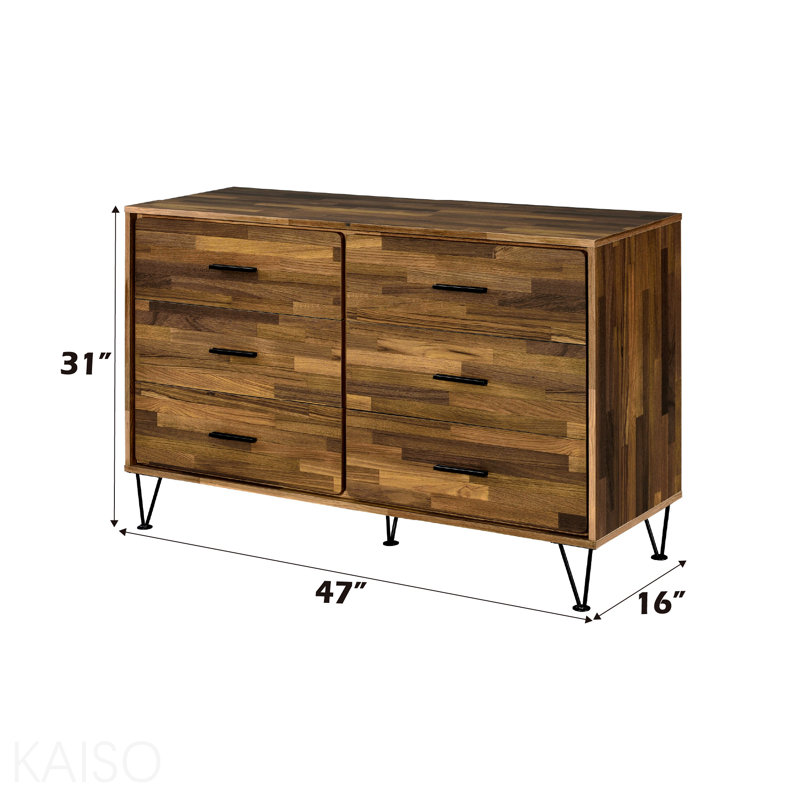 Commode à finition noyer