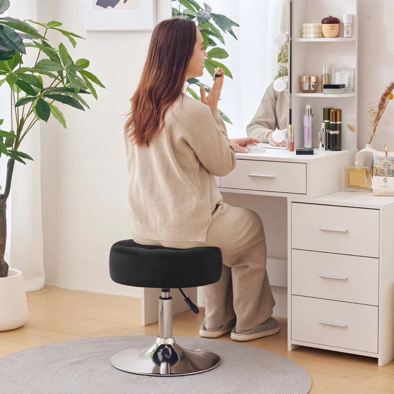 Tabouret de coiffeuse ergonomique Marylean