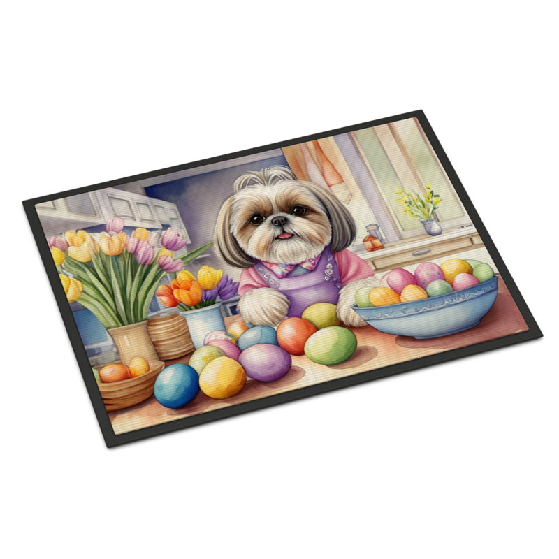 Paillasson Shih Tzu, L 24 po x L 36 po