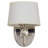 Eliaz Acrylic and Steel Armed Sconce-1572228965