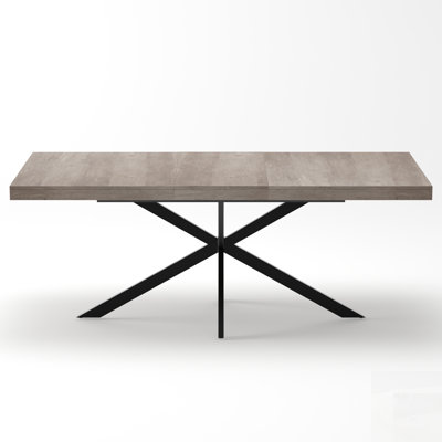 Retro Rectangular Stretch Dining Table With Carole Top, Embossed Center Plate, And Storage Box For Versatile Use In Dining And Living Spaces
