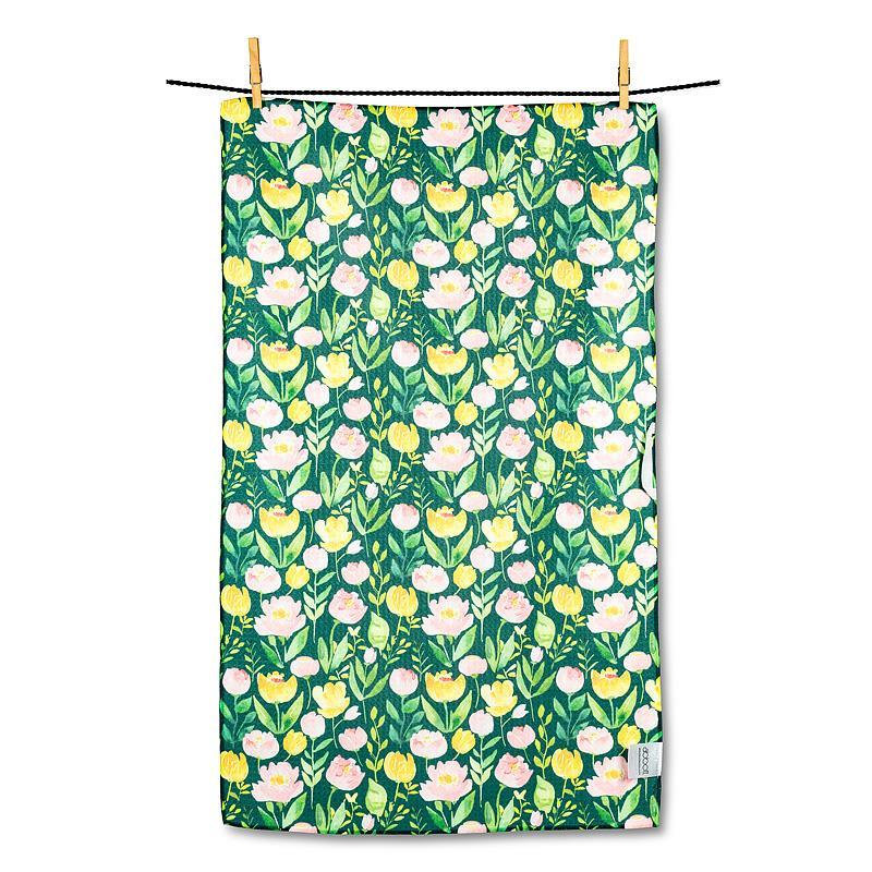 Torchon floral double face
