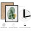 «Green Modern Leaves», œuvre d'art simple, impression encadrée, affiche, salle de bain, petit art mural-104788231-104788233