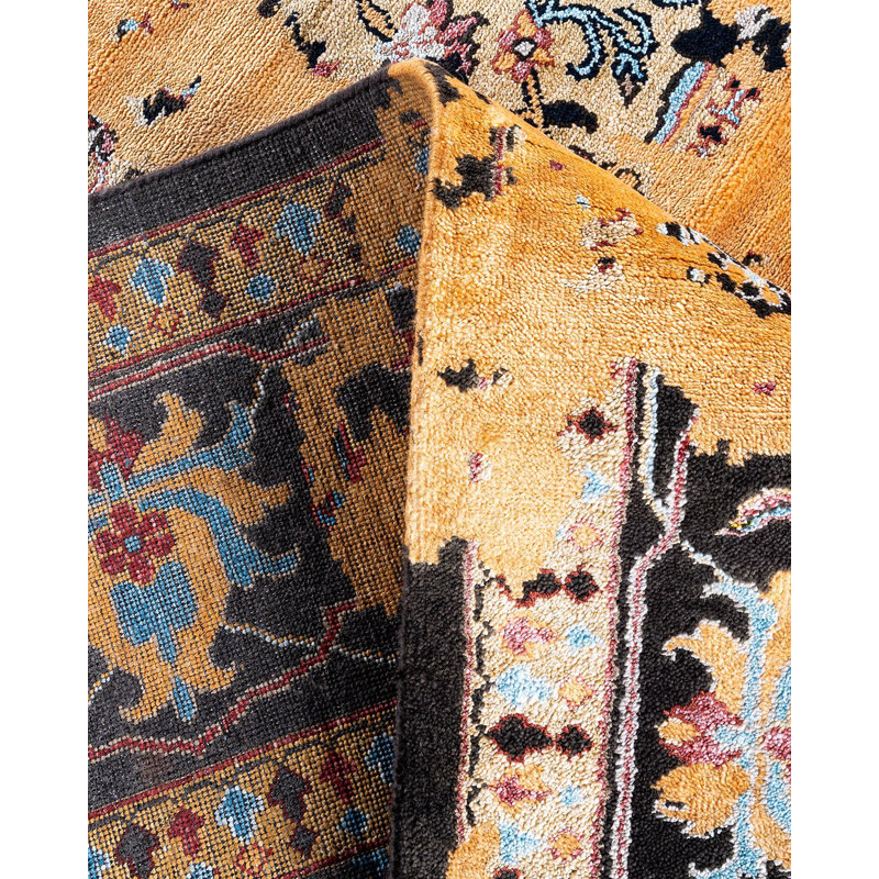 Overdyed One-of-a-Kind 9' 2" X 12' 3" Hand Knotted Area Rug