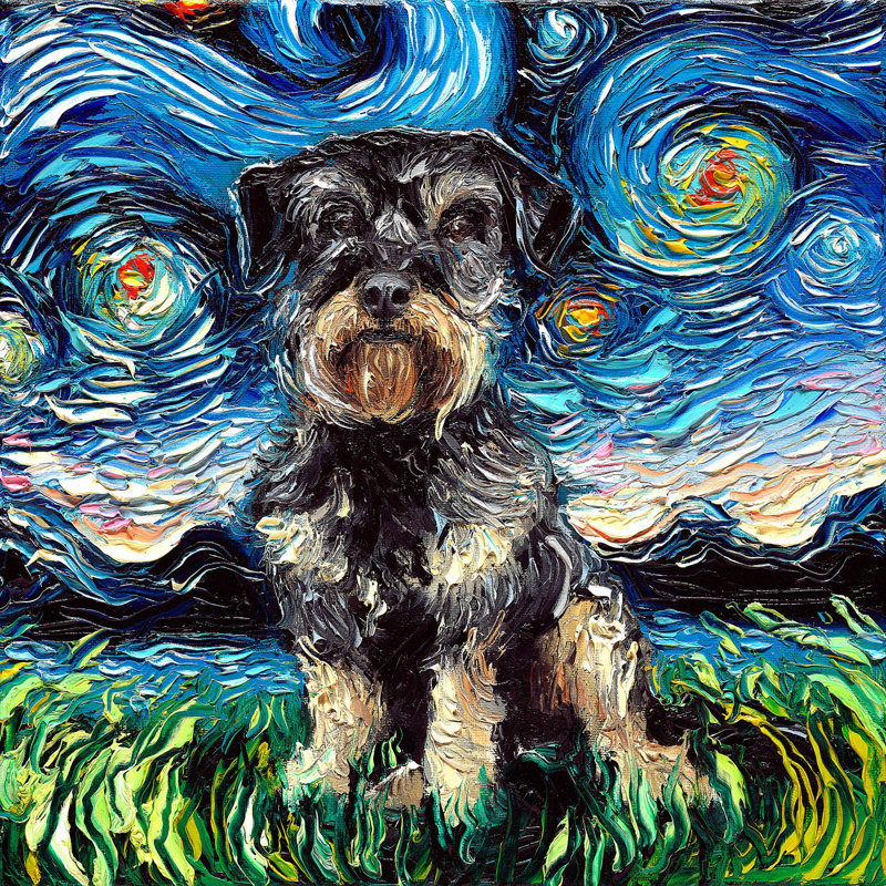 Ensembles de housses de couette DiaNoche en microfibre par Aja Ann - Schnoodle Dog