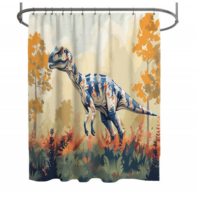 Lake House Decor Shower Curtain Set - Colorful Wooden Paddles Design, 72x84 Inch, Rustic Farmhouse Bathroom Decor For Kids & Adults