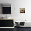 «Panda Bathaign & Blooms», reproduction de photo sur toile-97319352-97319355