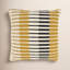 Housse de coussin dynamique à rayures géométriques