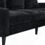 Canapé pour trois personnes, structure en bois massif, tissu chenille, poche latérale, avec deux porte-gobelets, repose-pieds avec rangement et canapé de salon Canapé modulaire confortable-219499552