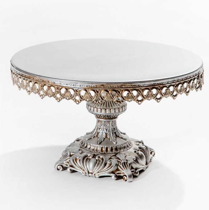 Présentoir à gâteaux Nowakowski, Argent antique