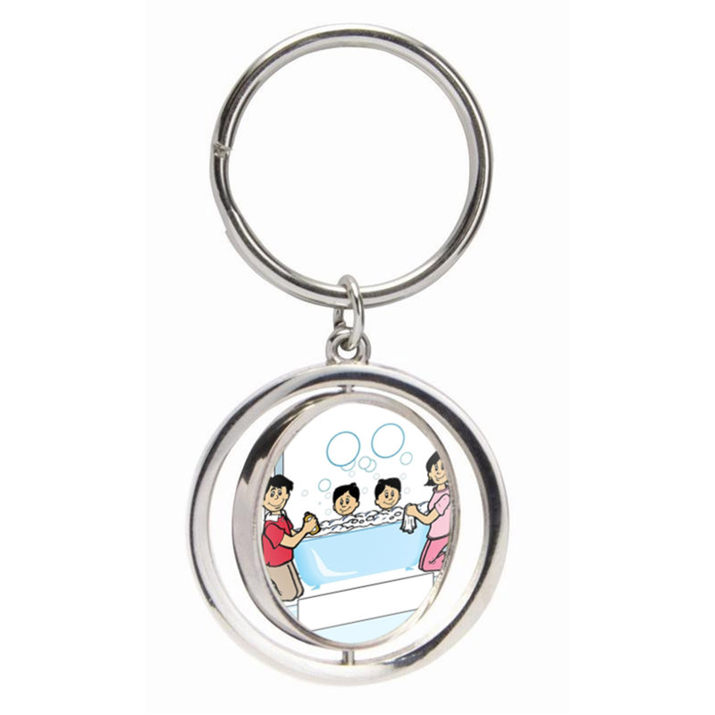 Porte-clés personnalisé 2 pièces, Oui