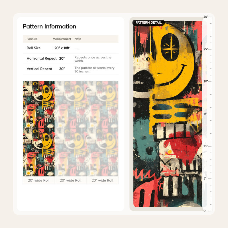 Papier peint géométrique à motif géométrique