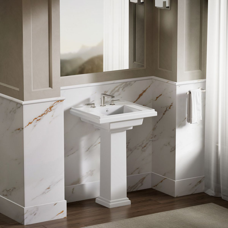 Tresham Pedestal, White