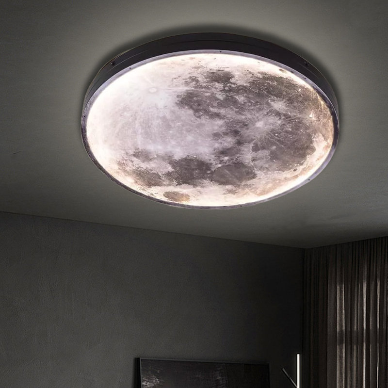 Demario Flush Mounted Ceiling Light, 10.2" H x 66" W x 66" D