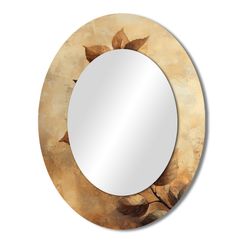 Miroir mural brun, 43 po x 33 po
