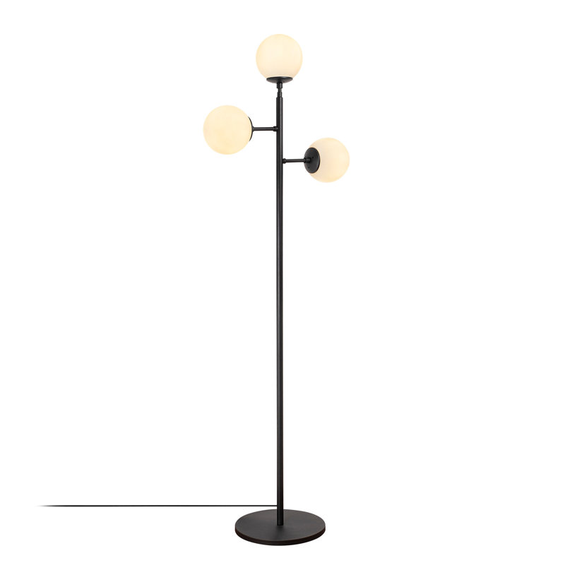 Hawkin 163cm Tree Floor Lamp, Black
