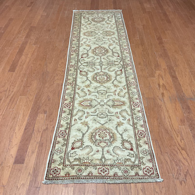  Handmade Oushak Wool Runner