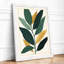 Single Stem in Gold Botanical - Framed Print-186471552-186471559