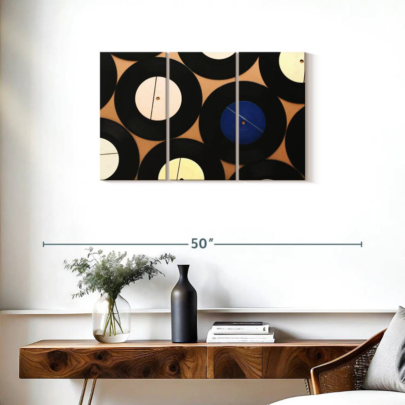 Abarca Vinyl Record Collection, 20" H x 33" W