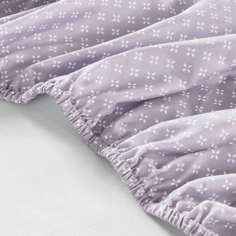 Grand lit floral dans un sac avec édredon et draps taupe, 2 taies décoratives, 1 drap plat, taies d'oreiller ajustées, rembourrage, aquarelle, drap lavable à la machine, couleur, imprimé