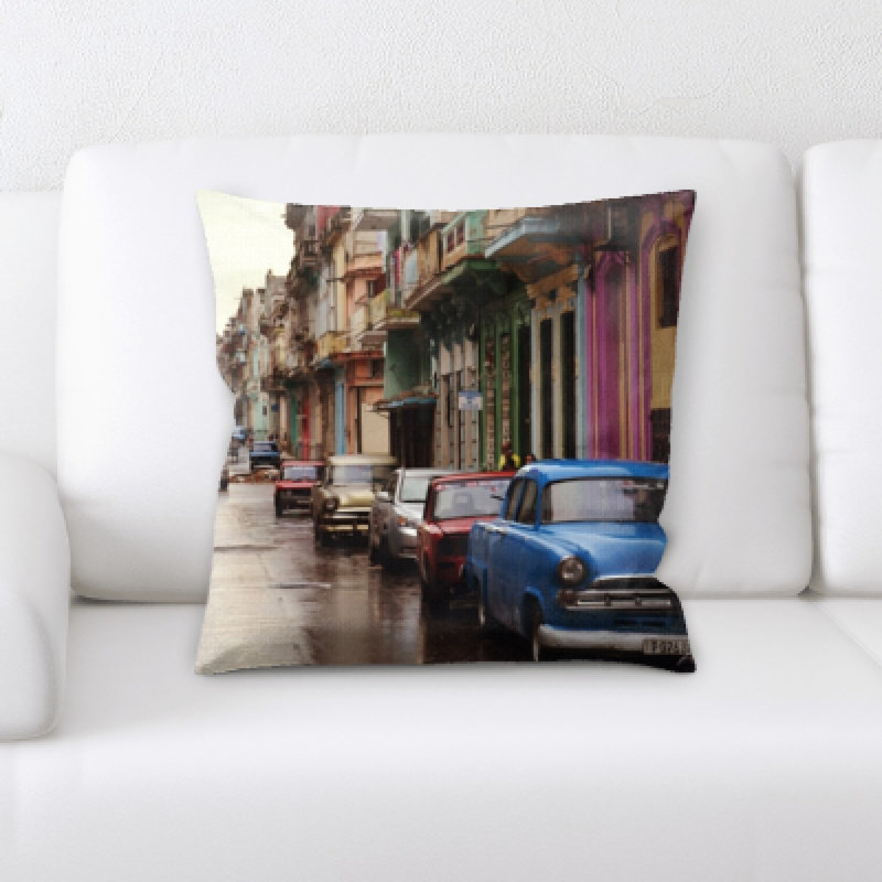 Microsuede Reversible Throw Pillow