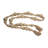 Decorative Garland Round Beads with Tassel Ends - Handcrafted Wood Decorations for Living Room and Home Decor - Mix with Statues, Sculpture, or Figurines Accents-89117175